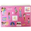 Barbie Paints A/4 spiralinė eskizų knygelė su 40 puslapių ir lipdukais