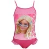 Barbie stiliaus vaikiškas maudymosi kostiumėlio ir sarongo komplektas 3-8 metų vaikams