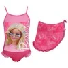 Barbie stiliaus vaikiškas maudymosi kostiumėlio ir sarongo komplektas 3-8 metų vaikams
