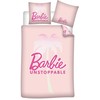 Barbie „Unstoppable“ patalynės komplektas 140–200 cm, 63–63 cm mikropluošto