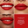 Bare Minerals Bareminerals Mineralist Lasting Matte Liquid Lipstick ilgai išliekantys matiniai skysti lūpų dažai, atspalvis: Royal, 3.5 ml