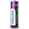 Philips įkraunama baterija R6B4A130/10, Įkraunama baterija, Nikelio-metalo hidrido (NiMH), 1,2 V, 1300 mAh, 2 metai, 78 g