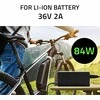 Įkroviklis - Qoltec 50760 E-dviračiams 36V/42V 2A Juodas