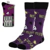 „Beetlejuice“ violetinės ilgos kojinės suaugusiems, 38/45