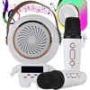Belaidis karaoke garsiakalbis su Bluetooth ir 2 mikrofonais