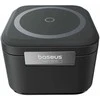 Baseus MagPro 3in1 25W MagSafe Compatible belaidis įkroviklis skirtas telefonui ir išmaniam laikrodžiui - juodos spalvos