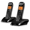 Telefonas stacionarus belaidis komplektas 2 vnt. Motorola S1202 juoda balta