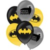 Usorteret Batman balloner, 6 stk