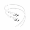 Bigbuy Accessories Borofone kabelis BX51 Triumph – Type C į Type C – 60W 1 metras baltos spalvos