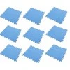 Bigbuy Garden Mata piankowa puzzle, EVA, 9 dalys, mėlyna