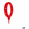 Bigbuy Home Žvakė Gimtadienio Numeriai 0 (12 vnt.)