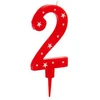 Bigbuy Party Žvakė Gimtadienio Numeriai 2 (12 vnt.)