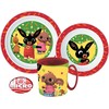 Bing Happy Bunny indų rinkinys, mikroplastikas su puodeliu, 390 ml