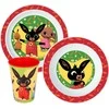 Bing Happy Bunny pietų rinkinys, mikroplastiko, su puodeliu 260 ml