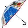 Bing mėlynas vaikiškas permatomas skėtis √ò72 cm