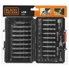 Black & Decker Juodas & Decker Juodas+DECKER Rinkinys AKCESORIÓW 38szt. ...