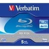 Diskai Mėlyna-ray Verbatim 50GB 6X BD-R DL 5vnt pilkos spalvos 43748