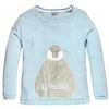 Blue Ushuaia Arctic Mėlyna Penguin moteriškas megztinis XXL