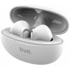 Trust Yavi - Belaidės ausinės Įstatomos į ausis (į ausis įkišamos tipo) ausinės Bluetooth TWS su etui ładującym & ENC (Baltas)