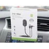 Bluetooth automobilio siųstuvas su USB ir AUX jungtimis