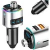 Automobilinis Bluetooth FM siųstuvas su USB įkrovikliu