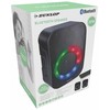 Garsiakalbis Dunlop głośnik mobilny Bluetooth 20W D500 FM radijas Diody LED Juodas