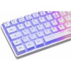 THE G-LAB pusiau mechaninė 60 % žaidimų klaviatūra, USB, AZERTY, KEYZ-HYDROGEN-W/FR