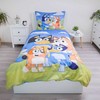„Bluey Happy Family“ patalynės komplektas 140–200 cm, 70 x 90 cm