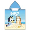 „Bluey Sandcastle“ paplūdimio rankšluostis-pončas 55x110 cm (greitai džiūstantis)