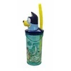„Bluey Splash“ 3D plastikinis šiaudelio formos puodelis, 360 ml
