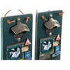 Butelių atidarytuvas DKD Home Decor Self Serve Medžio Metalinis (2 pcs) (26 x 12 x 9 cm)