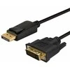 Vaizdo Kabelio Adapteris - Savio CL-106 1,8 m DisplayPort DVI Juodas