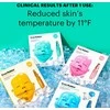 Dr. Jart+ Dr Jart Cryo Vitamin C Rubber Brightening Mask skaistinamoji lakštinė veido kaukė, 1 vnt.
