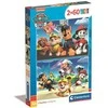 Clementoni Dėlionė 2x60 vnt. - Šunyčiai patruliai (Paw Patrol)