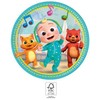 GoDan Cocomelon popierinės lėkštės 23cm 8vnt