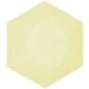 „Colour Vert Decor“ geltonų šešiakampių gilių lėkščių rinkinys, 6 vnt., 15,8 cm