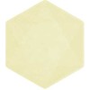 „Colour Vert Decor“ geltonų šešiakampių plokščių lėkščių rinkinys, 6 vnt., 15,8 cm