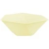 „Colour Vert Decor“ geltonų šešiakampių gilių lėkščių rinkinys, 6 vnt., 15,8 cm