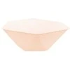 „Colour Vert Decor Peach“ šešiakampės gilios lėkštės, 6 vnt., 15,8 cm