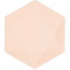 „Colour Vert Decor Peach“ šešiakampių lėkščių rinkinys, 6 vnt., 15,8 cm
