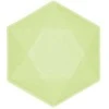 „Colour Vert Decor“ žalios spalvos šešiakampių gilių lėkščių rinkinys, 6 vnt. - 15,8 cm