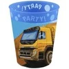 „Construction Grabber“ mikro aukščiausios kokybės plastikinių puodelių rinkinys, 4 vnt., po 250 ml