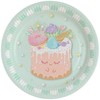 „Cookie Crazy Cake“ popierinės lėkštės, 8 vnt. pakuotė, 23 cm