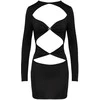 Mini dress juodas L