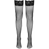 Cottelli Legwear Net Hold-up Stockings juodas S