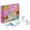 Crayola, Inc. Crayola Figūros dažymui ir plovimui, gyvūnų rinkinys, 3 vnt. 3 žymekliai