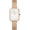 Moteriškas laikrodis DANIEL WELLINGTON Quadro Lumine Pressed Piano 20mm DW00100578 + BOX (zw519b)