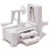 Decorative spiral vegetable slicer grater