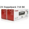 Canon cartridge 718 juodas, 2 pcs, contract