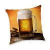 Poduszka dekoracyjna 40x40 Piwo kufel 9589 Cushion Beer młodzieżowa na prezent